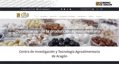 Desktop Screenshot of cita-aragon.es