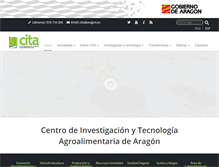 Tablet Screenshot of cita-aragon.es